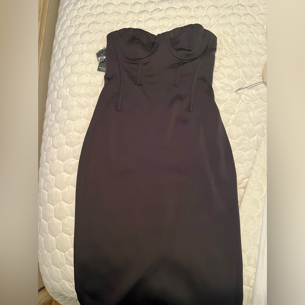 Marciano Strapless Black Dress